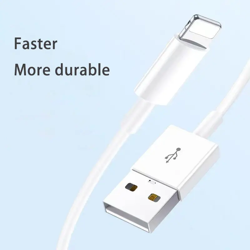Usb Charger 1m 3m Cable For Iphone X/11/12 Fast Charging Cable For lightning Iphone 6/7/8 2.4A Charging Cable For Iphone Charger