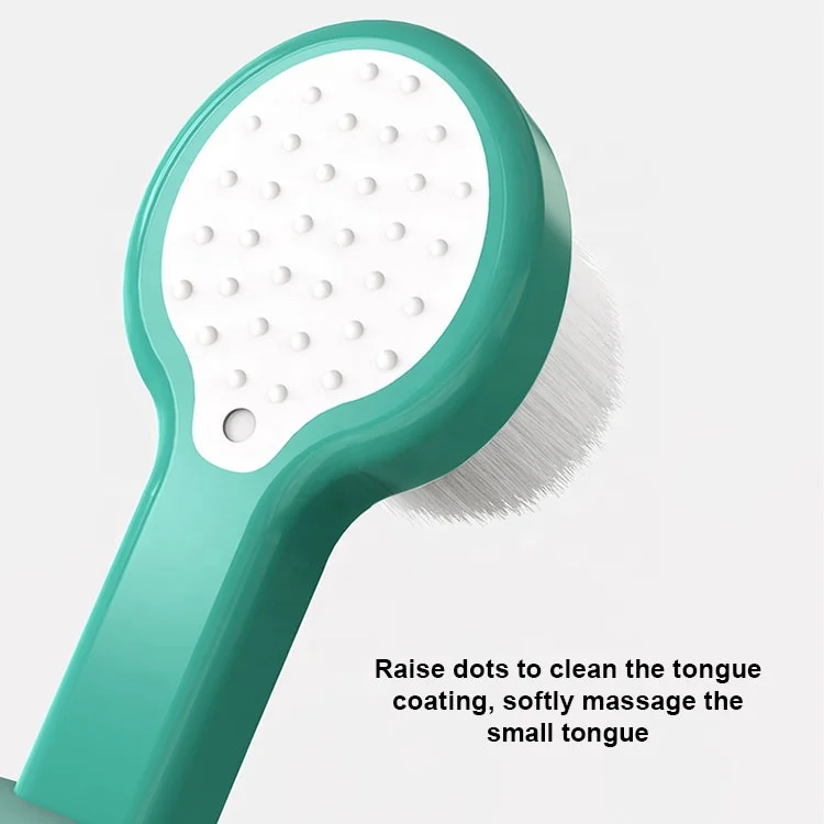 Cepillo De Dientes Para Bebe Waterproof Toddler Manual Baby Tooth Brush 360 Silicone Travel Kids Toothbrush