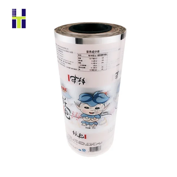 food grade plastic roll stock plastic wrapper sachet packaging roll film for bread