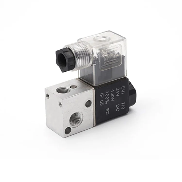 
3V1-06 series direct drive type two positions three ways solenoid valve 