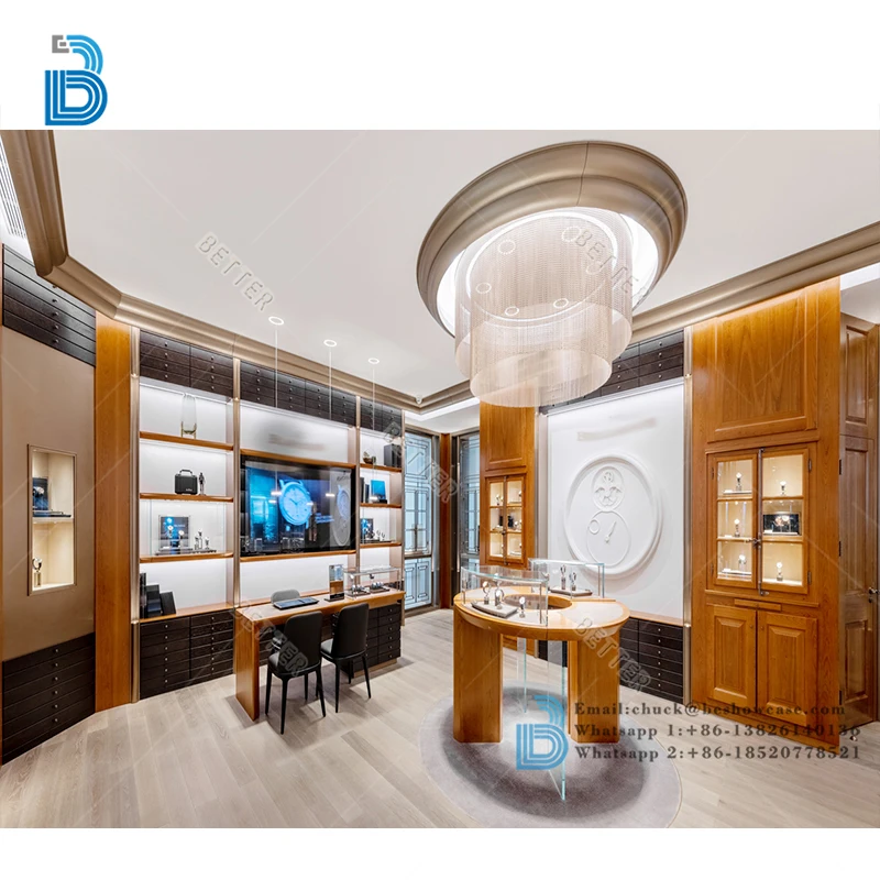 Customized High End Display Cabinets Display Counter Modern Watch Showcase