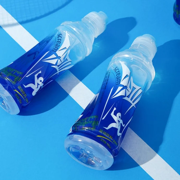 Manufacturers custom high-quality farmer scream active polypeptide blue sportswear 550ml