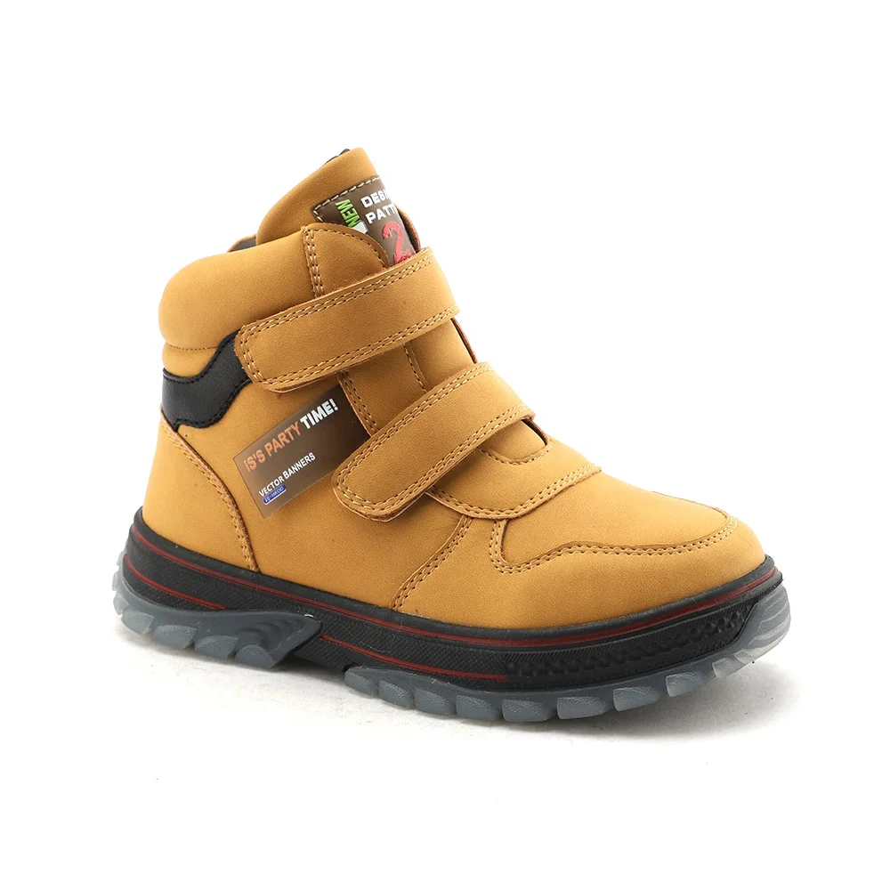 
 Нескользящие износостойкие детские зимние сапоги, сохраняющие тепло высокие сапоги, легкие детские сапоги  