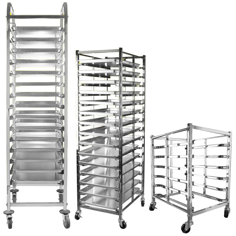 Shelf Trolley Rolling Trolley Storage Trolley Factory Direct Selling Stainless Steel Baking / Pastry Easy to Assemble Haoxin TPC
