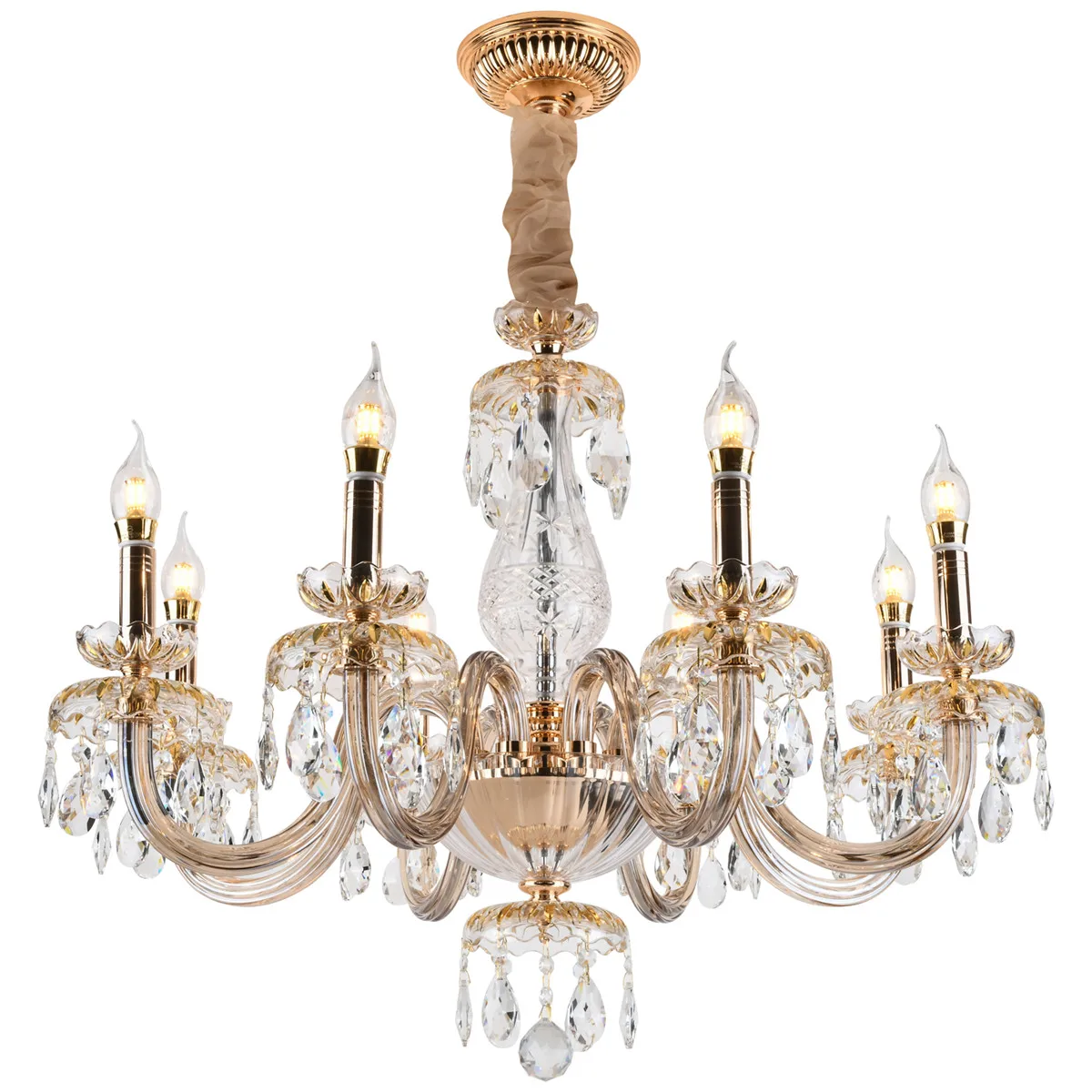 
Factory Cheap Price Square Crystal Chandelier Modern Baccarat with Lowest European Lighting and Circuitry Design Golden 120 80 
