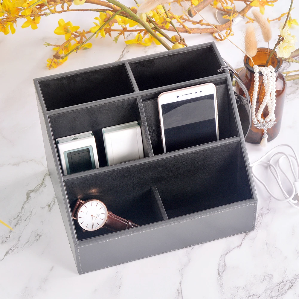 remote control holder remote organizer with wireless phone charger