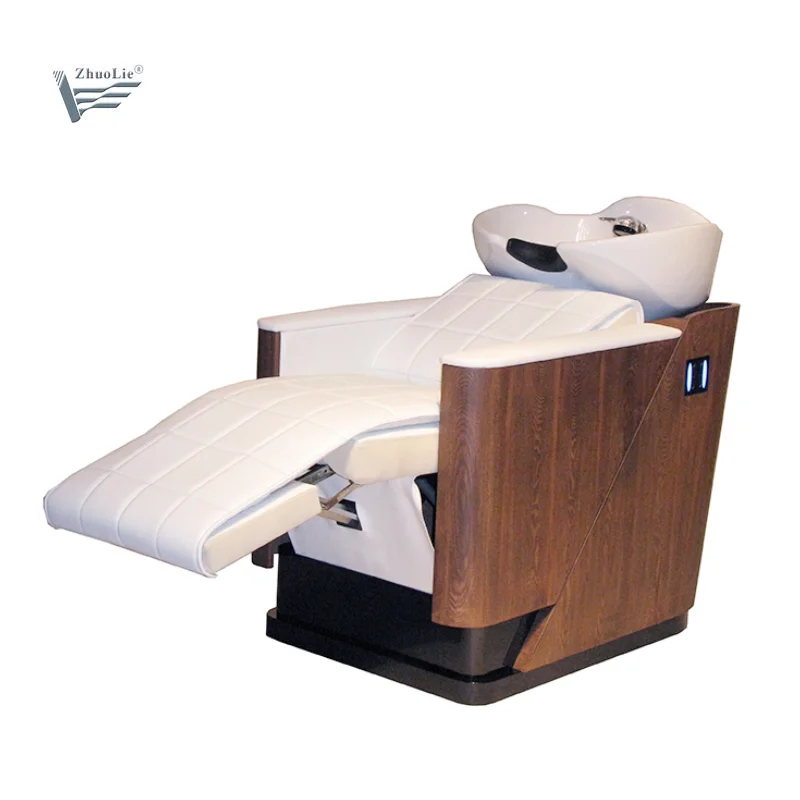 Европейские откидные парикмахерские кресла для салона красоты парикмахерской умывальника электрические