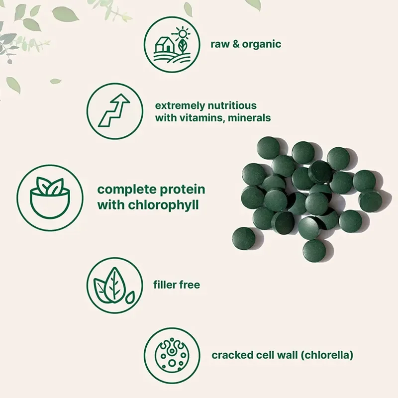 Private Label GMP Natural Organic Algae Chlorella Spirulina Capsules Feed Grade Spirulina Powder Spirulina Tablets