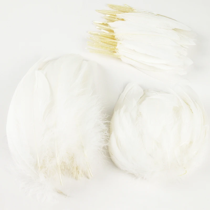 6-18CM/300 Root/1 Bag Goose Feather Angel Wings DIY Millinery Supplies Wedding Decoration Carnival Accessories