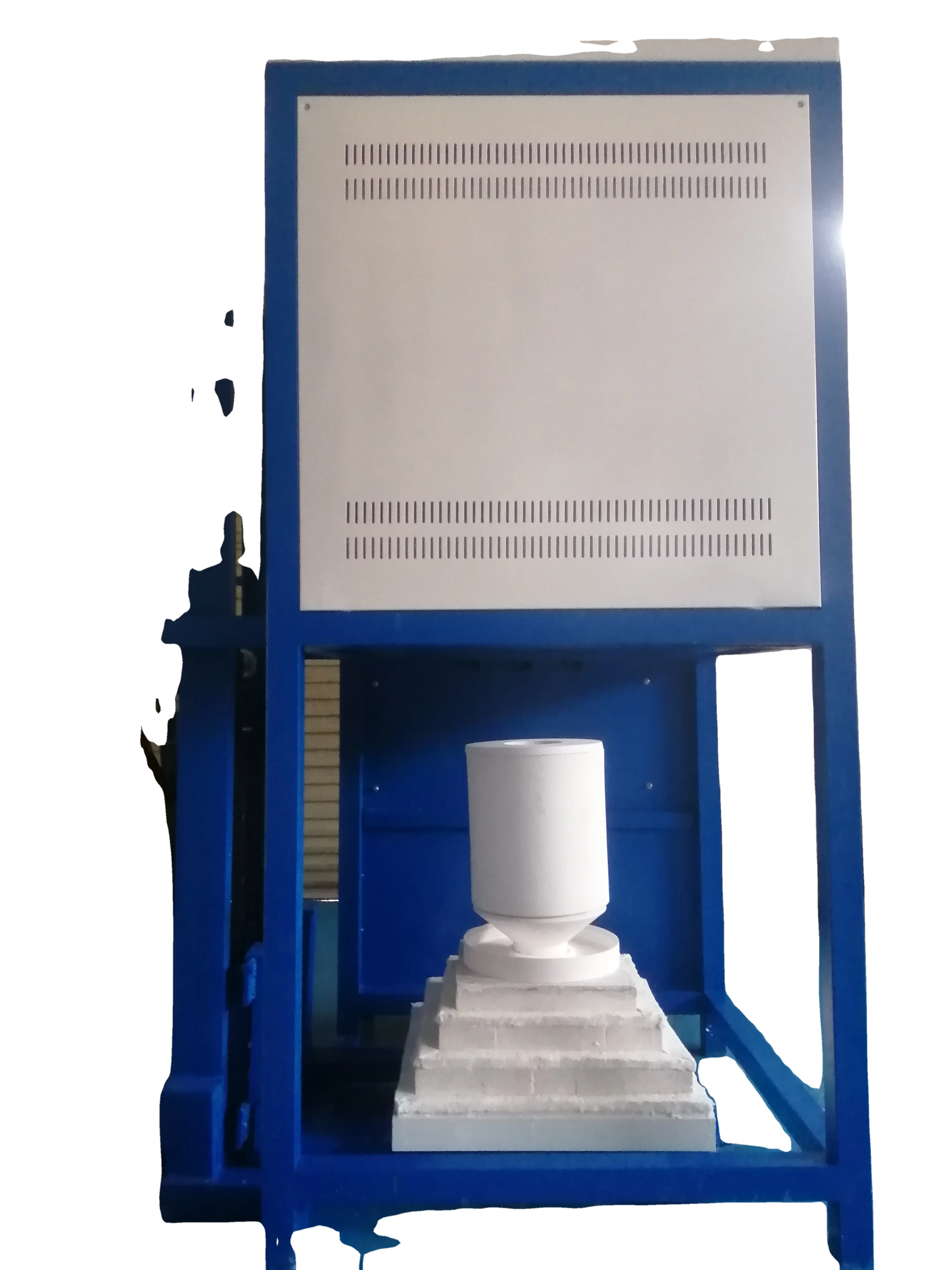 1600C Industrial or lab electric glass or silver melting and frit furnace fabricant