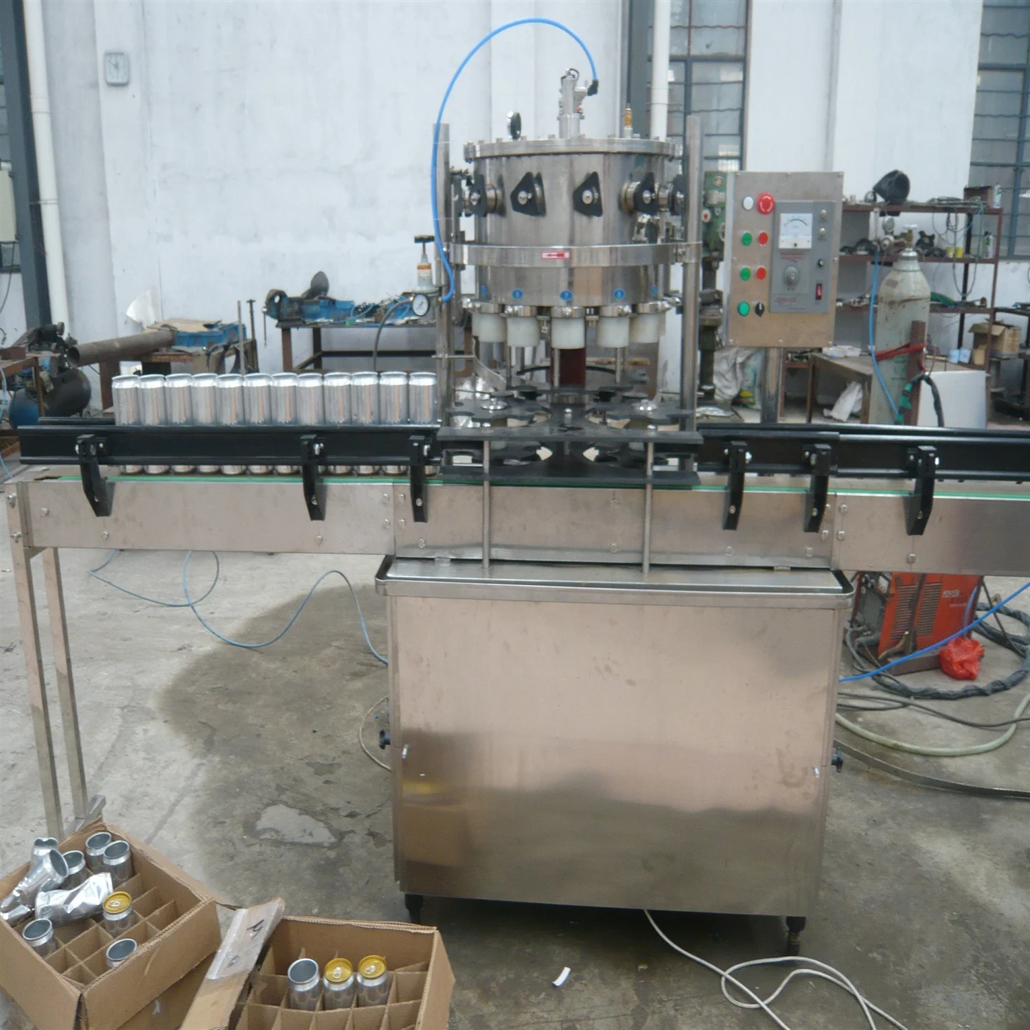 
Automatic 2-in-1 aluminum cans carbonated Beverage/Gas Drink Filling Line/Machinery 