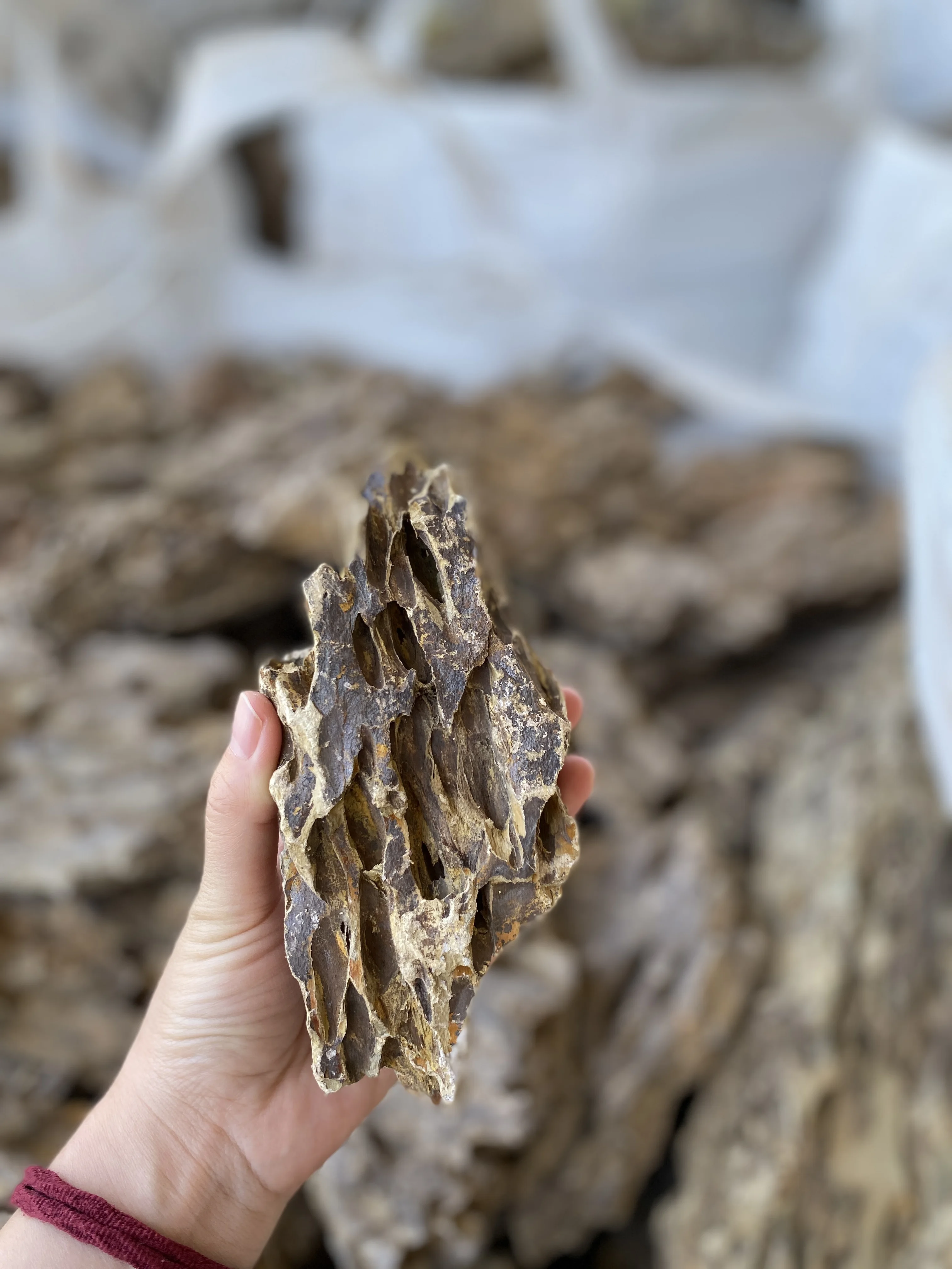 Factory direct wholesale landscape rock fish tank rock aquarium decoration dragon stone