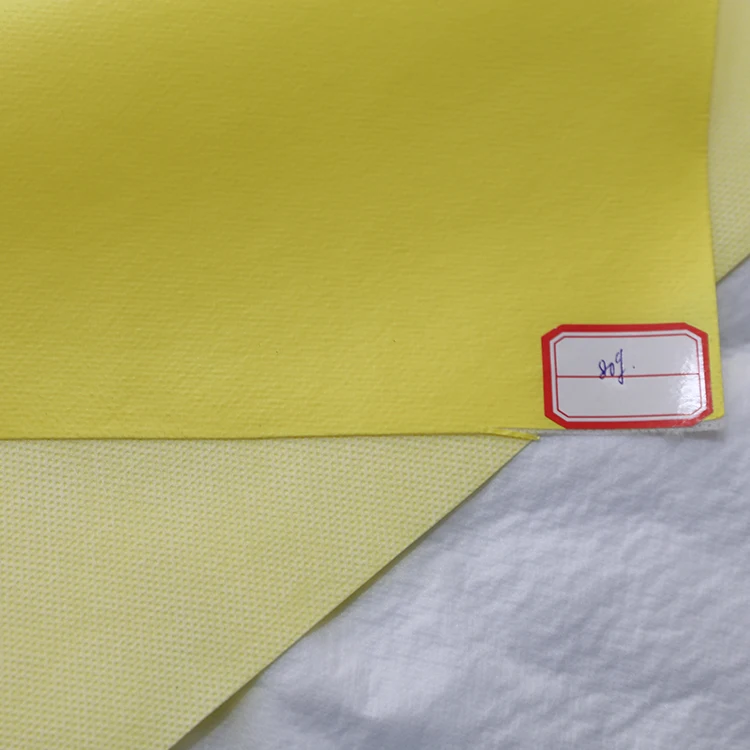 Pe Film Lamingting Pp Spunbonded Surgical Gown Laminated Non Woven Fabric For Disposable Medic