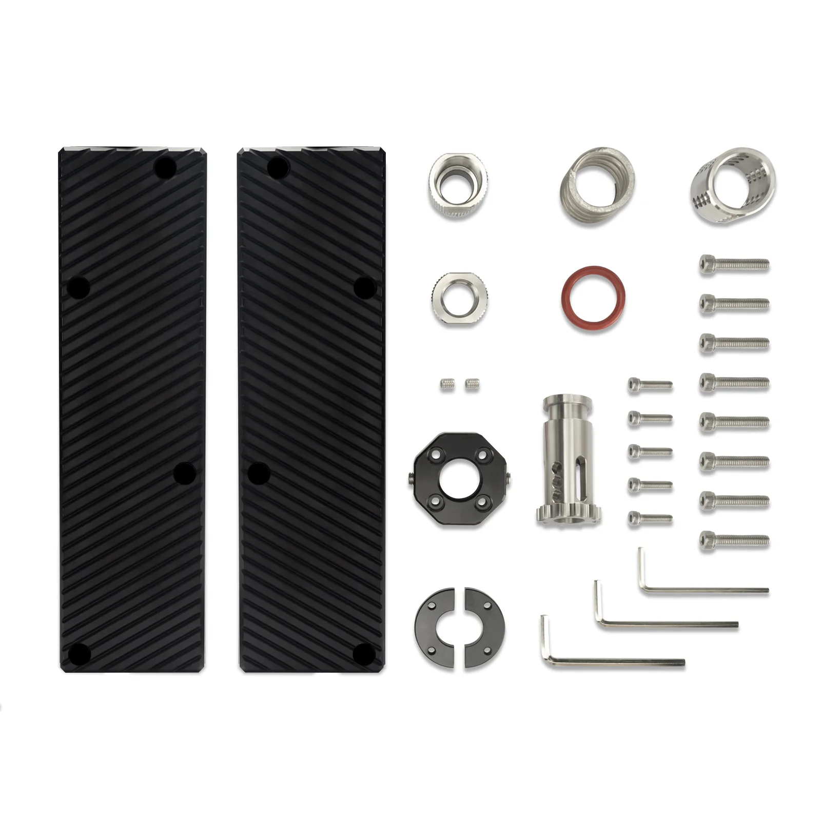 DIY Aluminum Monocore Single Core Square Tube Tube 9.5mm Fuel Filter with Stainless Piston Booster Napa 4003 9mm 1/2x28 Adapter