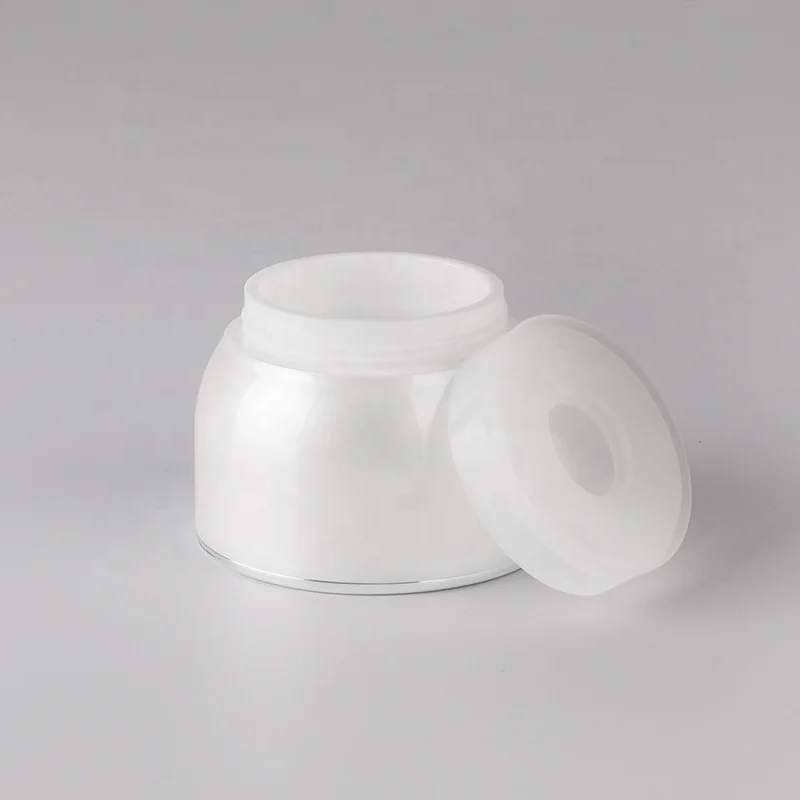 China Supplier Plastic Acrylic Elegant Airless Pump Lotion Bottle Set And Cream Jar Cosmetic Jars With Clear Lids