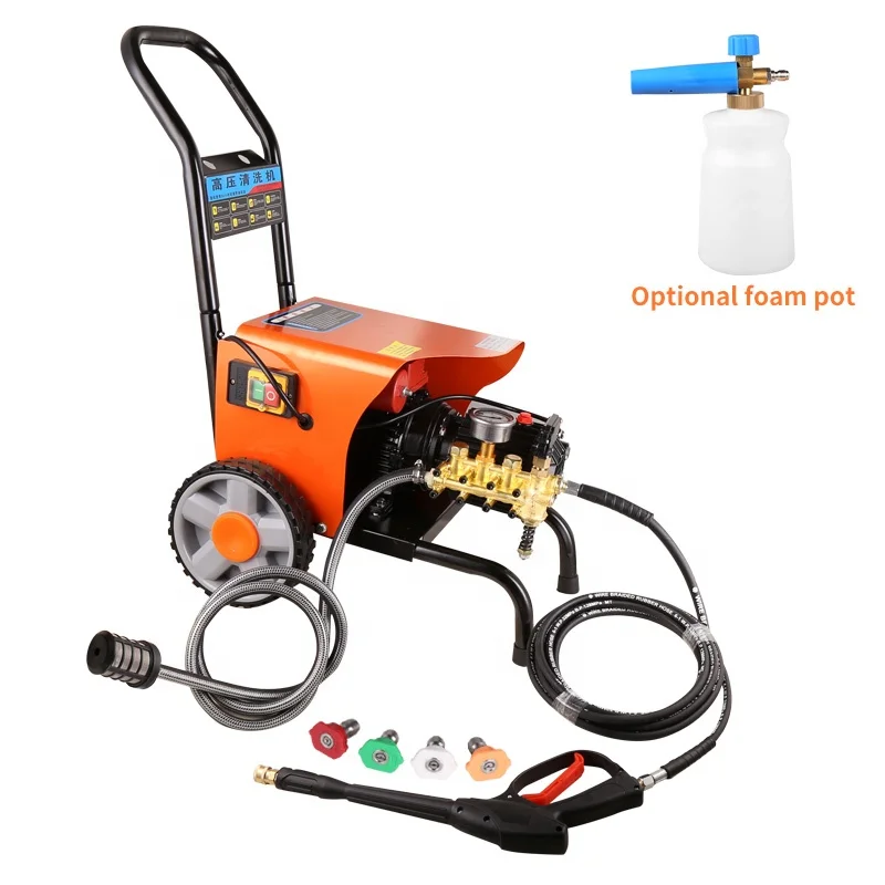 Iron Housing Light Duty  High Pressure Car Washer washing car machine automatic mobile steam car wash machine