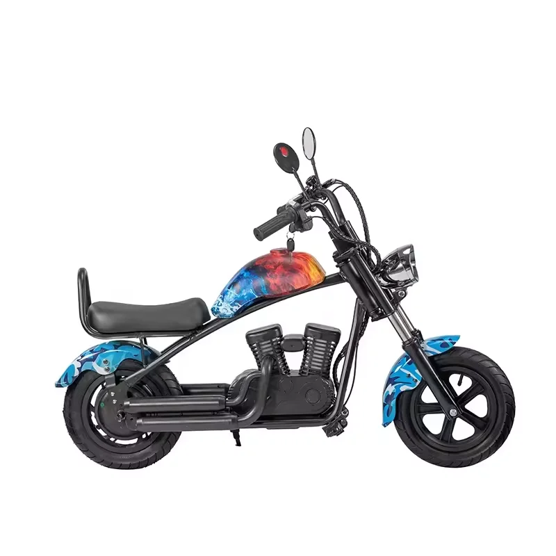New Best Seller Children Music Sparkle LED Lights Electric Motorcycle Scooter Kids Electric Scooter