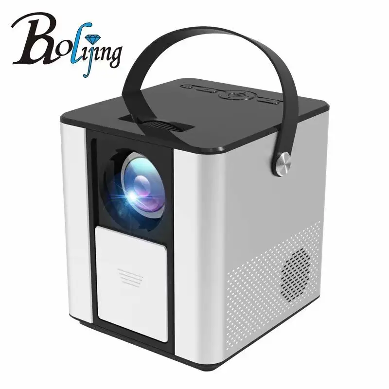 
2021 newest portable Fashion Home Theater Projector Mini Multi Functional Portable Projector factory business 
