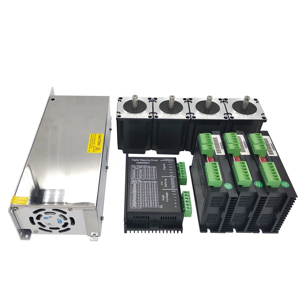 Nema 34 4 axis cnc stepper motor kit