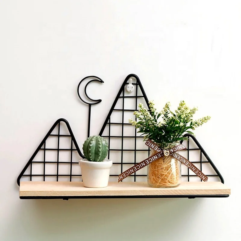 Wall Mounted Floating Shelf Display Decorative Wooden Wall Shelf Storage Rack Wall Rack Shelf