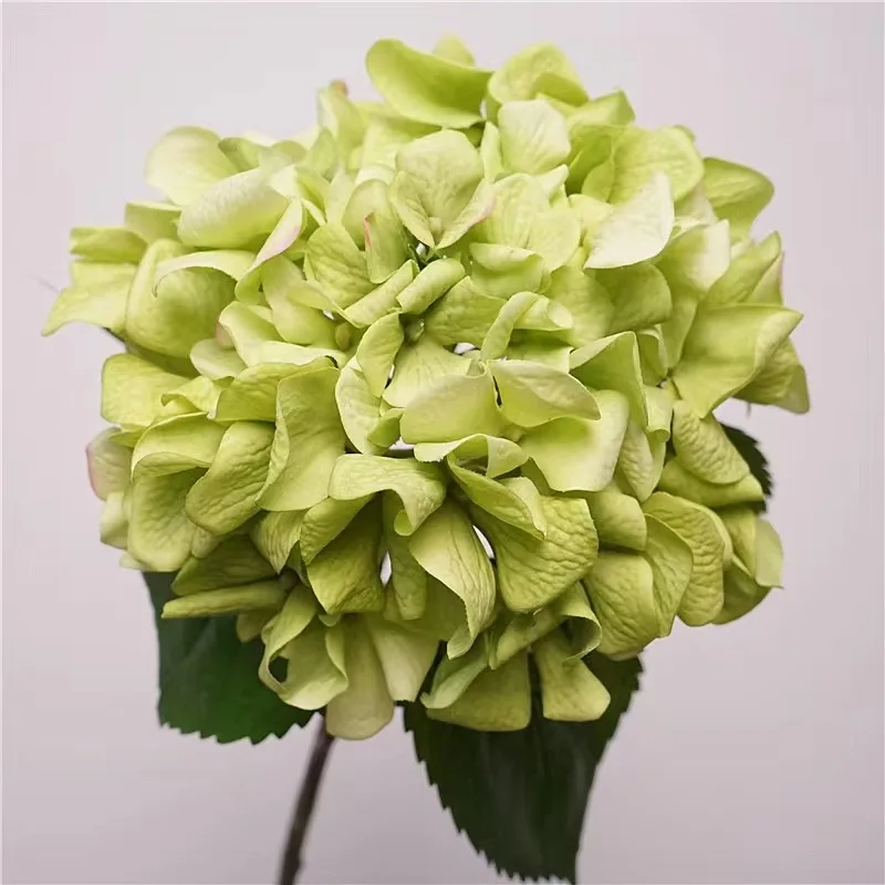 SN-H052 High Quality 3D Real Touch Netherlands Hydrangea Flower For Table Decoration Home and Wall Wholesale