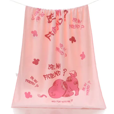 
Custom logo super sweat absorbent elastic band quick dry microfiber for sports and bath use towel 