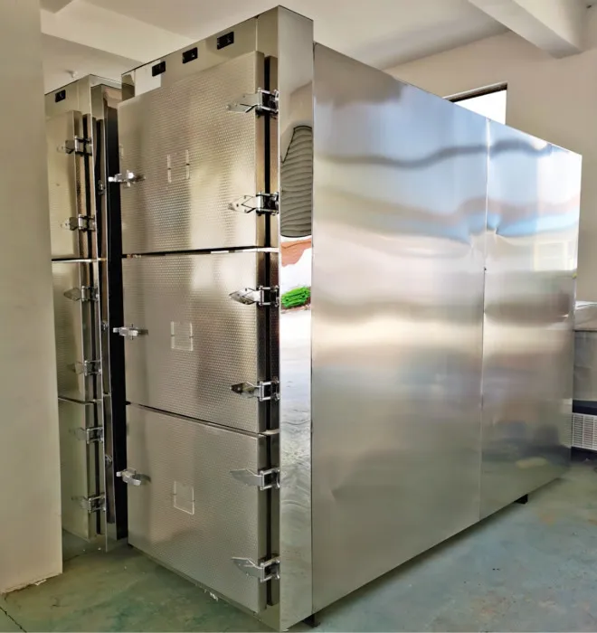 3 Corpses Mortuary Freezer Refrigerator