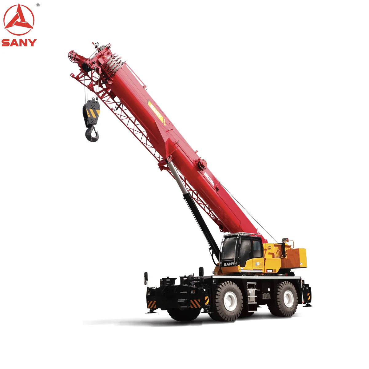 
SRC1100T SANY 110 METRIC TON Rough Terrain fold Boom hydraulic Crane mobile boom truck 110t caminhao grua guindaste 
