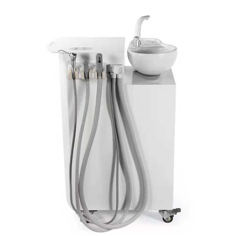 Foshan gladent silent mobile  Delivery Dental Suction Vacuum Pump  Cabinet Saliva Ejector