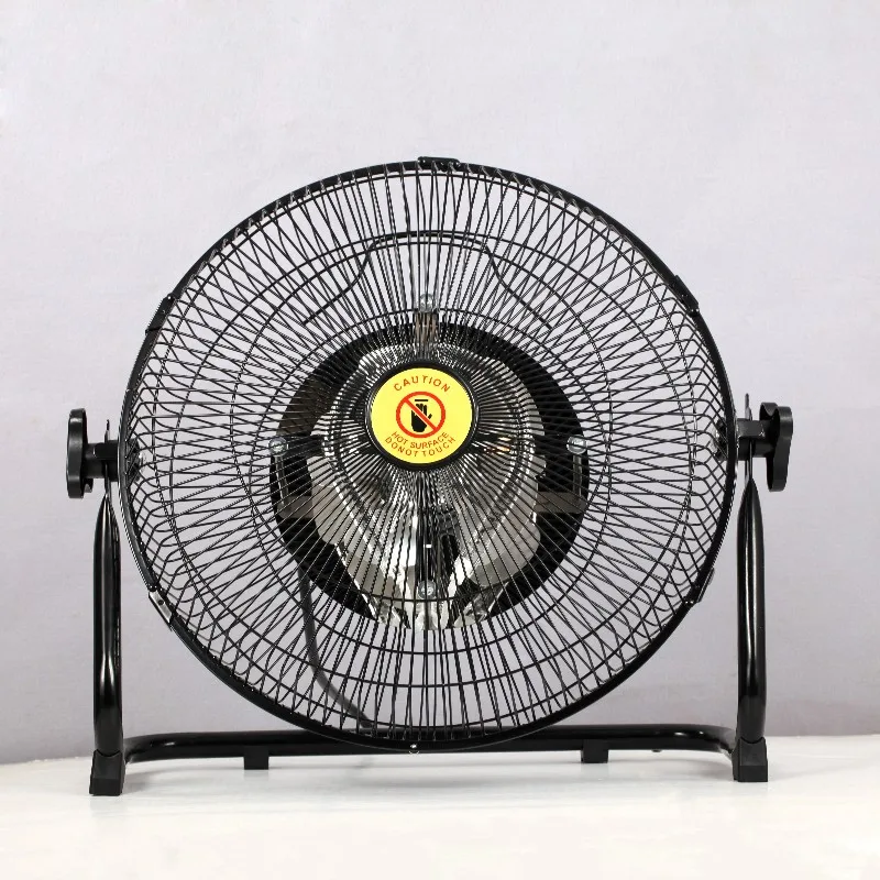 New arrival heat resistant metal body structure stepless temperature adjustment electric fan heater warm air circulating fan