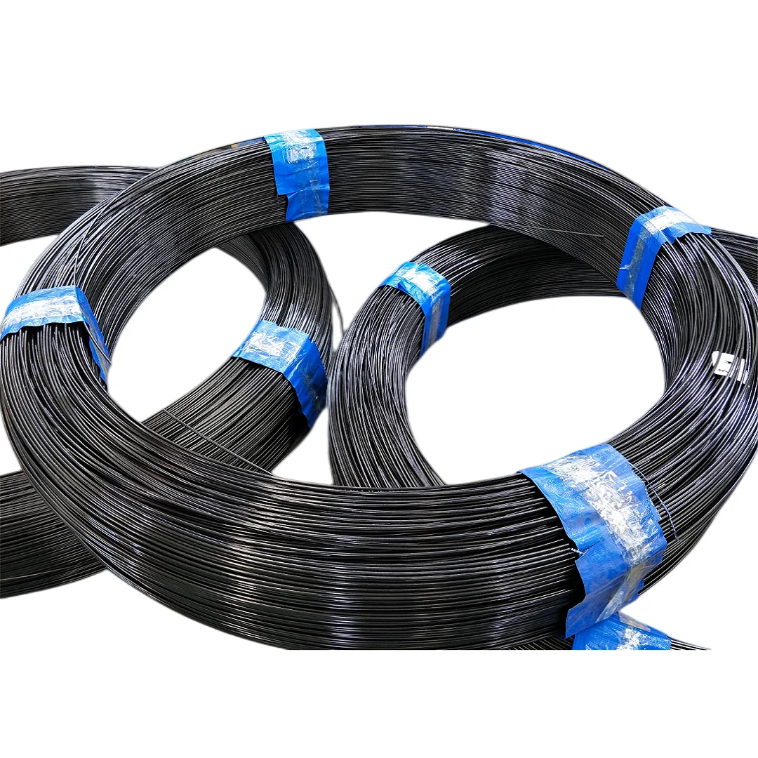 Oil tempered spring steel wire and high tensile spring steel wire