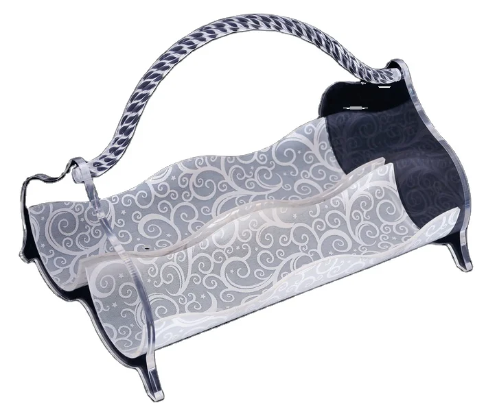 Arabic Style Customized Acrylic Chocolate Snacks Holder Tea Cup Rack for Ramadan Eid Holidays