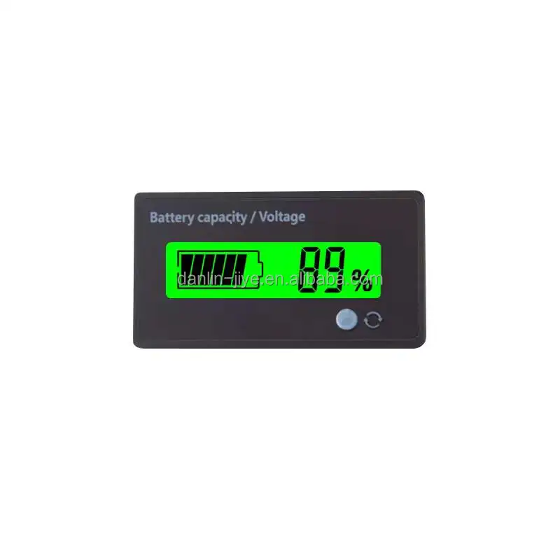 12V 24V 48V 60V 72V 84V Lead-acid Battery Capacity Indicator Voltage Meter Voltmeter Blue white green LCD Monitor GY-6DG