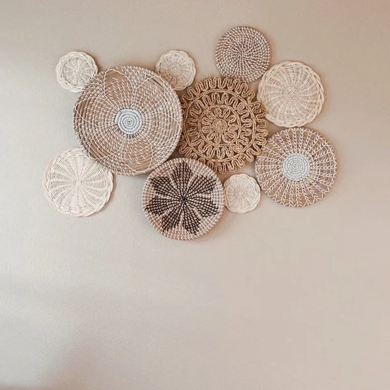 Flower door Hanging woven baskets bathroom hanging basket 12 inches hanging baskets