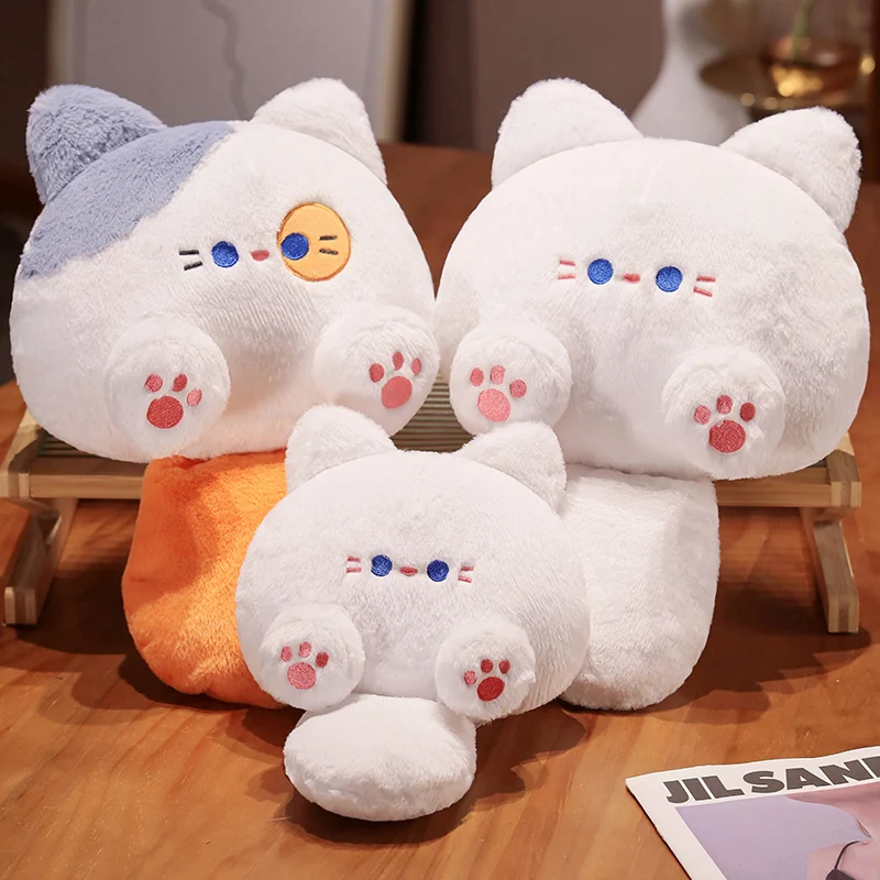 Wholesale new design cute stuffed animal plush toys lovely cat plush doll gift for kids