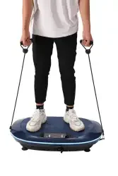 4D crazy fit massage power vibration plate whole body shake exercise fat burning vibrating machine
