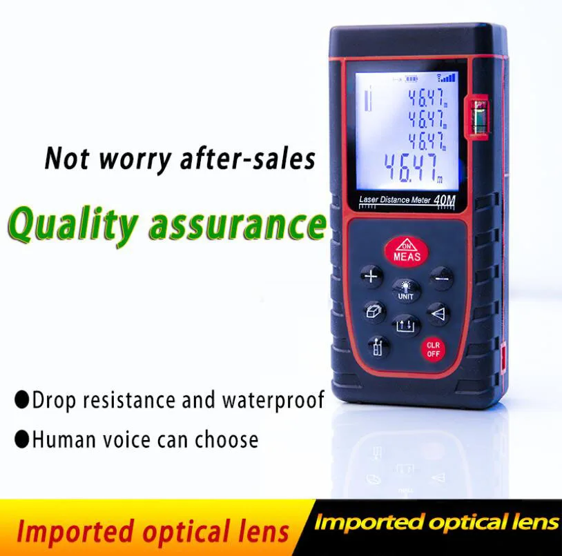 Smart Digital Laser Distance Meter 60m Measuring Instrument Device Mini DIY USB OEM Customized Power Charging Unit ROHS