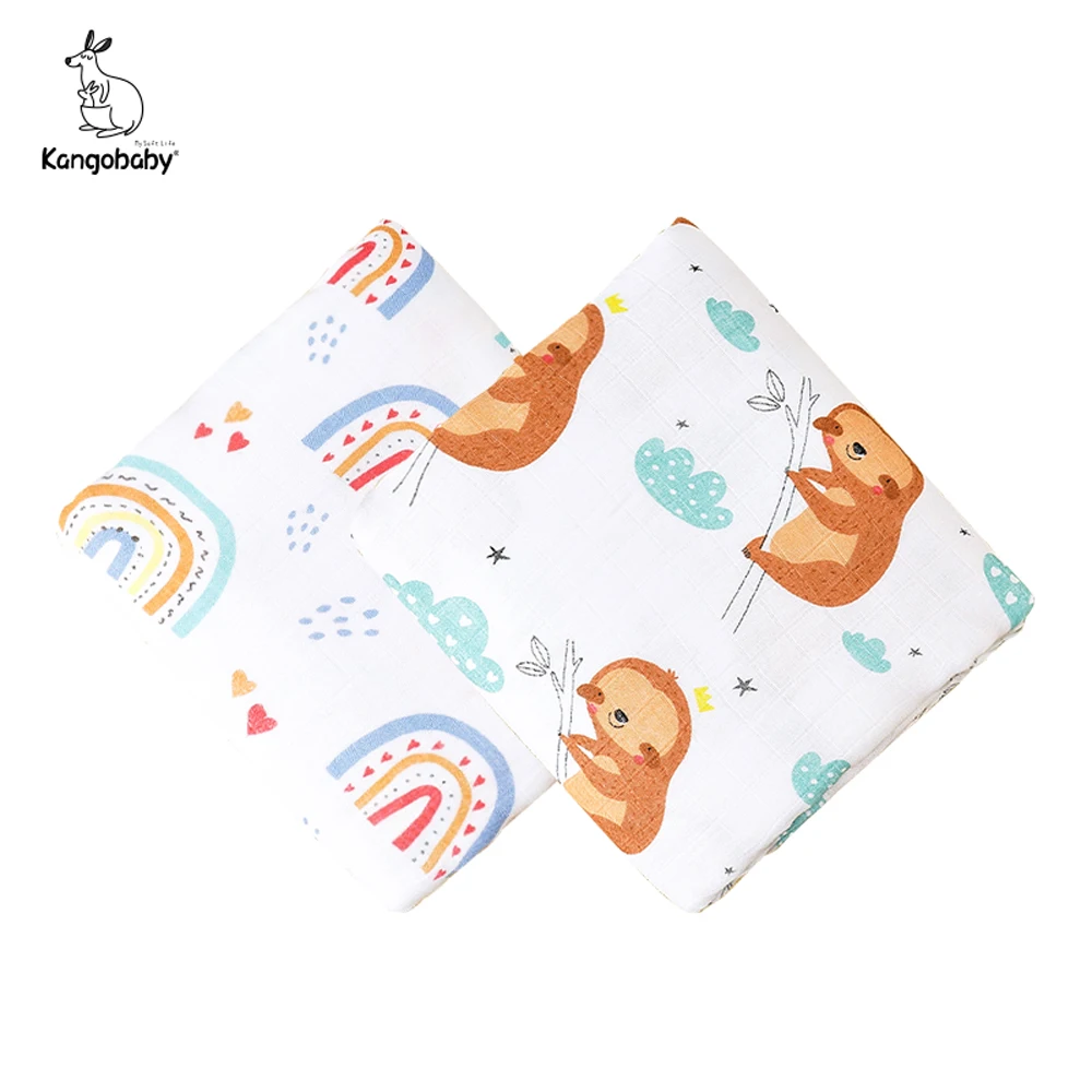 Latest pattern muslin baby blanket	soft bamboo cotton swaddle blankets muslin nursing cover