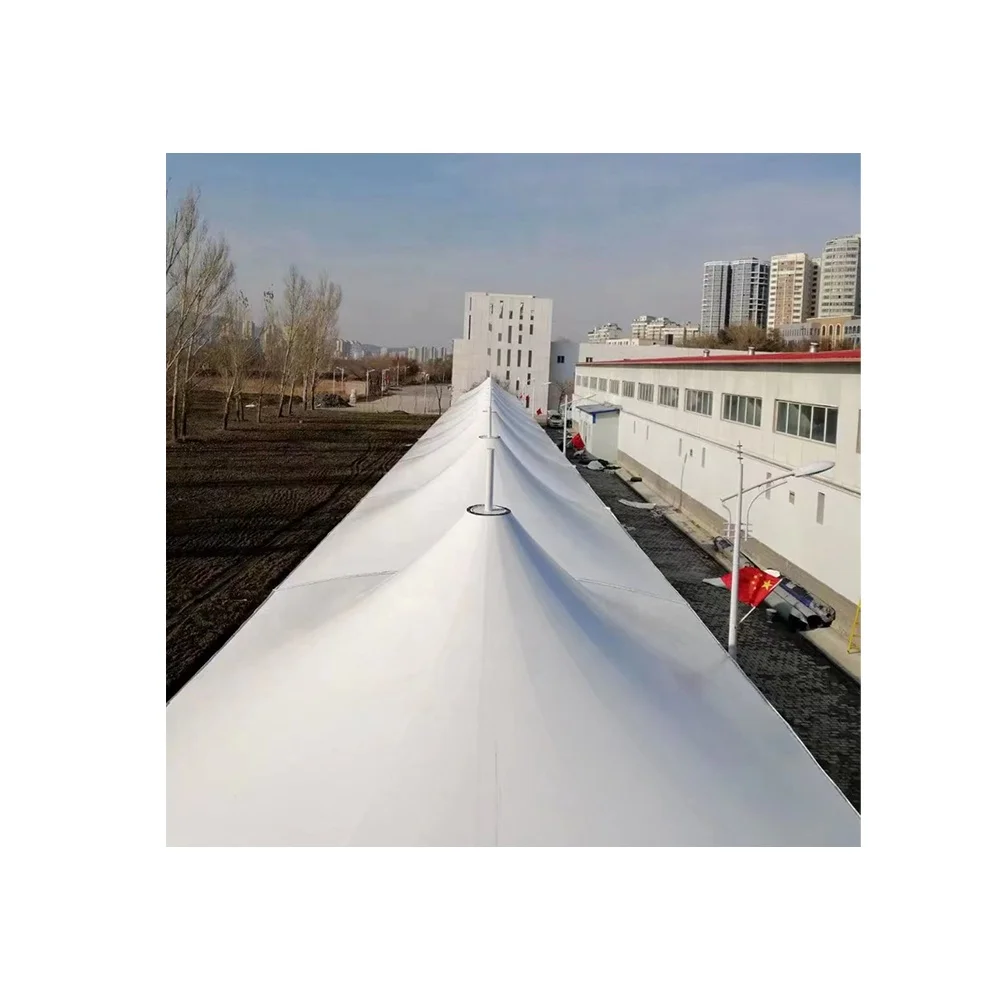 Наружная растягивающаяся мембранная структура теневая палатка зонтик Ландшафтная поставщик