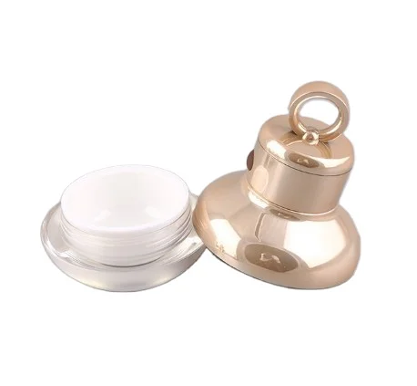 
With micro-vibration massager Good-looking Empty cream luxury plastic cosmetics jar 