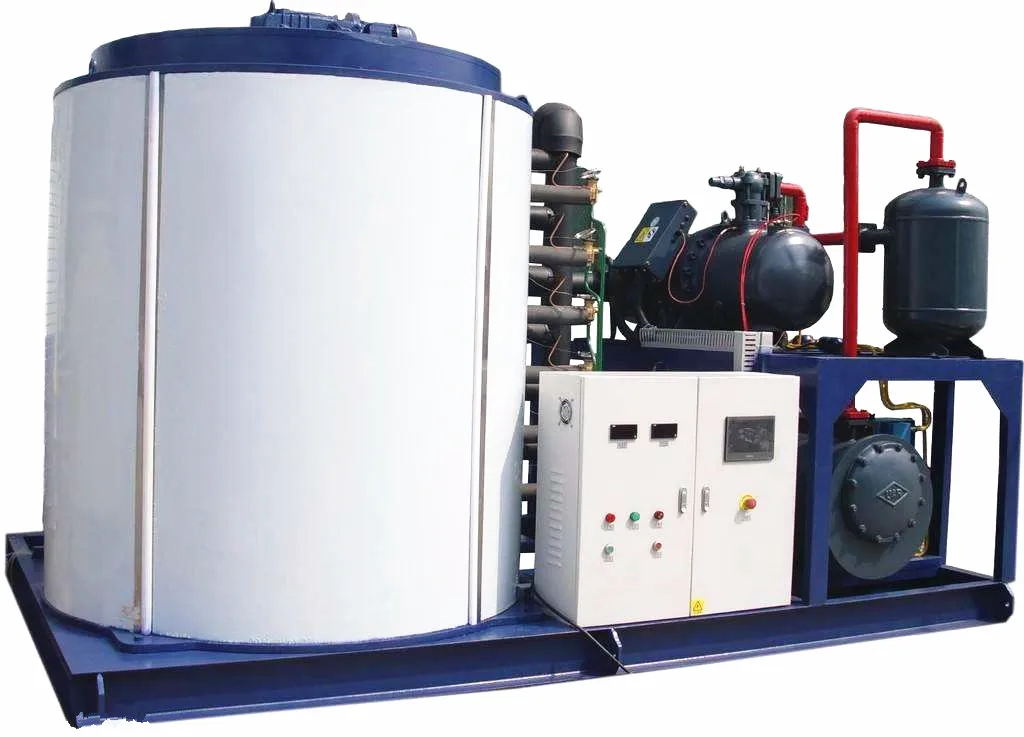 1.5T/Day Stainless Steel Industrial Bizter Compressor Flake Ice Maker