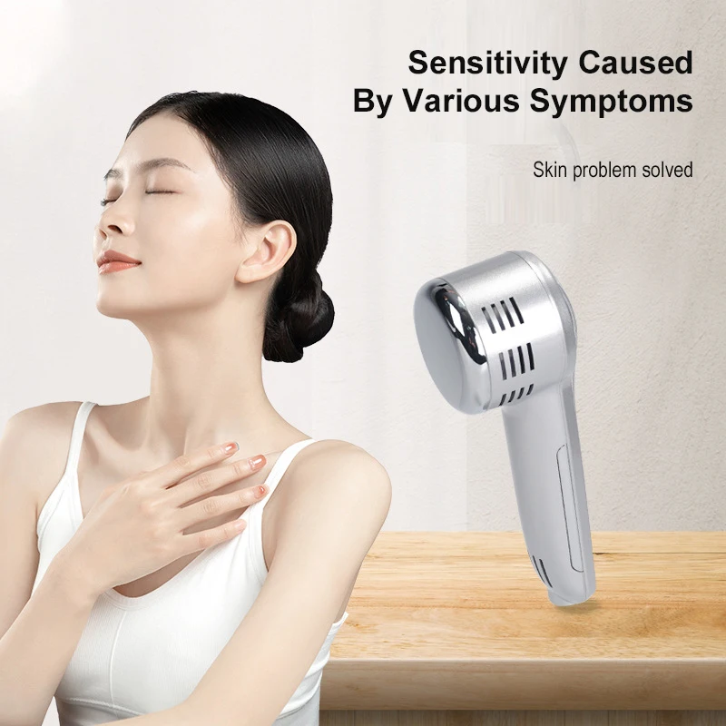 Neck Face Beauty Massage Gun Hot and Cold Hammer Anti-wrinkle Home Use Beauty Equipment Skin Tightening Lifting Woman