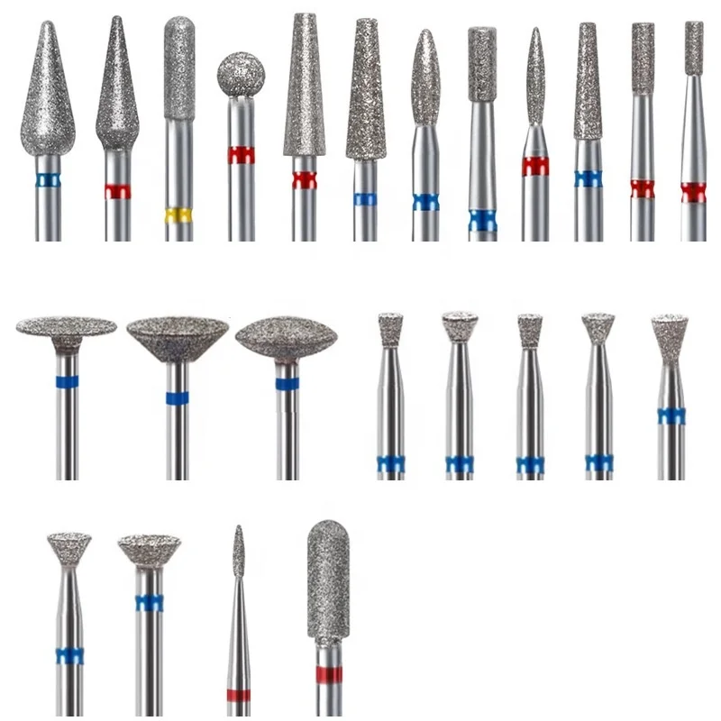 Hot Sale 24 Styles Diamond Nail Drill Bits High Quality