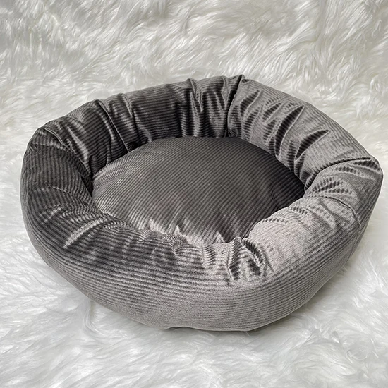 
Printed canvas square pet bed calming dog beds eco friendly pet bes 