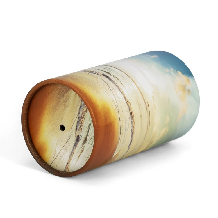 Factory Funeral Supplies Cardboard Sea Burial Caskets and Coffin Paper Scatter Tube Box Cremation Pet Ashes Urn