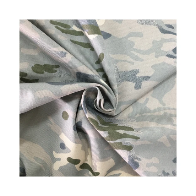 Factory directly breathable polyester printed camouflage fabric overall garment