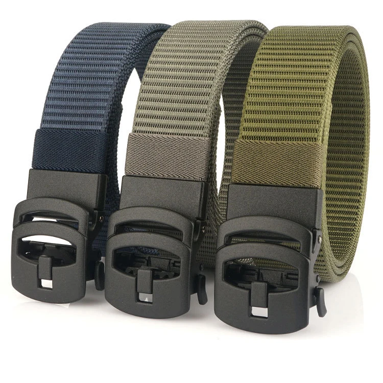 Мужской нейлоновый тактический ремень с автоматической пряжкой