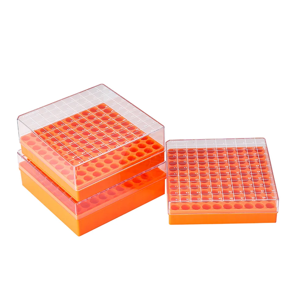 AMNGENT 2D polycarbonate medical cryogenic vials storage cold boxes-pc