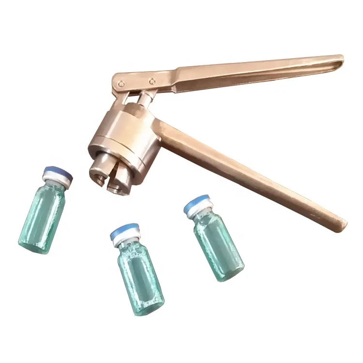 
Handheld vial bottle and oral liquid bottle cap closing machine 