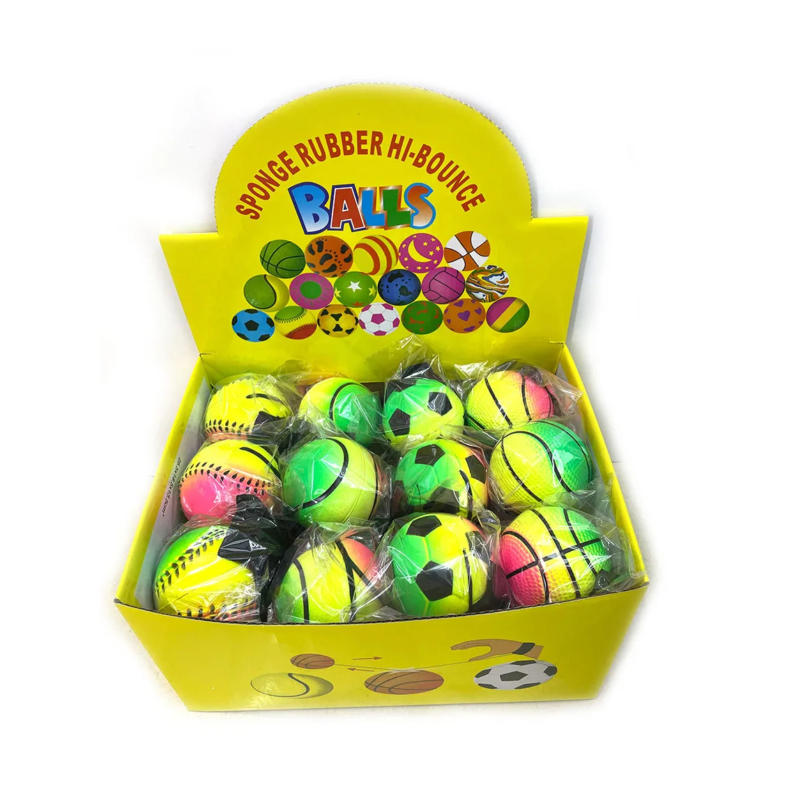 CE certification custom logo high quality neon color wristband mini sport ball